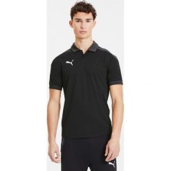 Puma teamFinal 21 Polo Koszulka Czarny. Czarne podkoszulki męskie Puma, s, bez wzorów, z bawełny, bez rękawów. Za 206,95 zł.