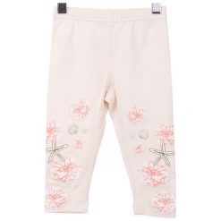 Primigi Legginsy Dziewczęce 74 Beżowy. Brązowe legginsy dziewczęce marki Primigi, z jeansu. W wyprzedaży za 49,00 zł.