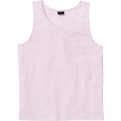 Koszulka melanżowa tank top bonprix różowy melanż. Różowe koszulki męskie bonprix, s, bez wzorów, bez kołnierzyka. Za 27,99 zł.