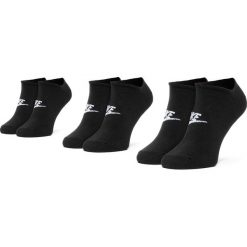 Zestaw 3 par niskich skarpet unisex NIKE - SK0111 010 Czarny. Czarne skarpetki damskie Nike, bez wzorów, z elastanu. Za 79,00 zł.
