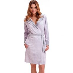 Damski szlafrok Alice. Szare szlafroki z kapturem damskie marki Dorota. Za 158,99 zł.