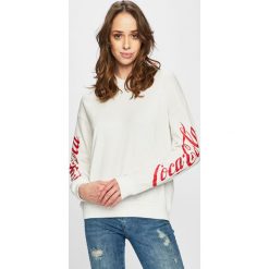 Tally Weijl - Bluza. Białe bluzy damskie z nadrukiem marki TALLY WEIJL, s, z bawełny, bez kaptura. Za 89,90 zł.