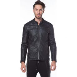 Czarna Kurtka M6013. Szare kurtki męskie marki Fasardi, m. Za 179,20 zł.