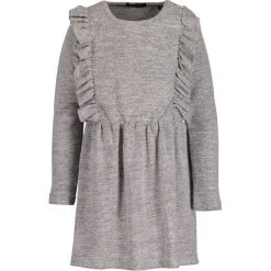 Blue Seven - Sukienka dziecięca. Szare sukienki dziewczęce Blue Seven, bez wzorów, z elastanu, casualowe, bez rękawów, mini, rozkloszowane. W wyprzedaży za 69,90 zł.