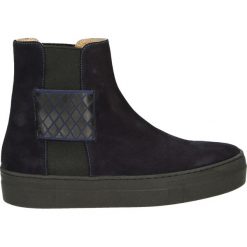 Botki - BLEU1659 BLU. Czarne botki damskie zamszowe marki Venezia. Za 199,00 zł.