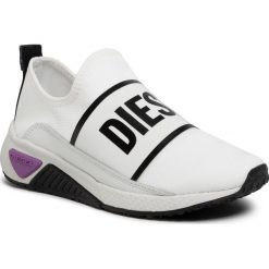 Sneakersy DIESEL - S-Kb Soe W Y02064 P3156 T1015 Star White. Białe półbuty damskie Diesel, ze skóry ekologicznej. Za 519,00 zł.