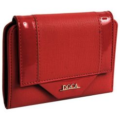 Doca Portfel damski 65108. Portfele damskie Doca, bez wzorów. W wyprzedaży za 58,00 zł.