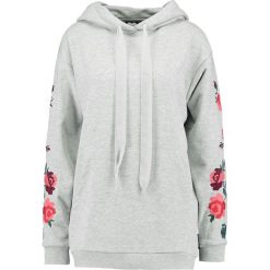 Bluzy damskie: Catwalk Junkie ROSE SLEEVE Bluza z kapturem light grey melange