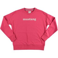 Mustang Bluza Damska Printed Sweat, M, Różowa. Różowe bluzy damskie Mustang, m, bez wzorów, bez rękawów, bez kaptura. Za 242,00 zł.