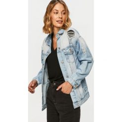 Answear - Kurtka Answear Lab. Niebieskie kurtki damskie ANSWEAR, s, bez wzorów, z bawełny, krótkie. Za 169,90 zł.