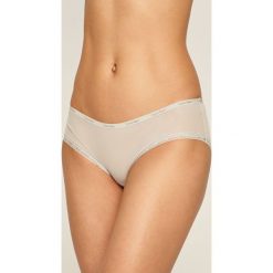 Calvin Klein Underwear - Figi. Niebieskie majtki damskie Calvin Klein Underwear, s, z elastanu. Za 69,90 zł.
