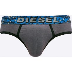 Diesel - Slipy (3-pack). Brązowe slipy męskie Diesel, z bawełny. Za 189,90 zł.