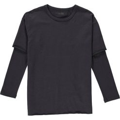 Koszulka w kolorze antracytowym. Szare t-shirty chłopięce Schiesser Boys, bez wzorów, z bawełny, bez rękawów. W wyprzedaży za 45,95 zł.