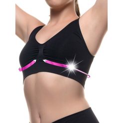 Biustonosz push-up w kolorze czerwonym. Czarne biustonosze sportowe damskie Liposlim, m, ze skóry. W wyprzedaży za 72,95 zł.