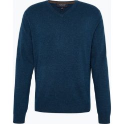 Andrew James - Sweter męski z czystego kaszmiru, niebieski. Niebieskie swetry klasyczne męskie Andrew James, l, z kaszmiru, z dekoltem w serek. Za 549,95 zł.