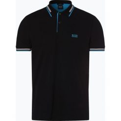 BOSS Athleisure - Męska koszulka polo – Paul, czarny. Czarne koszulki męskie BOSS Athleisure, xl, w paski, sportowe, bez rękawów. Za 399,95 zł.