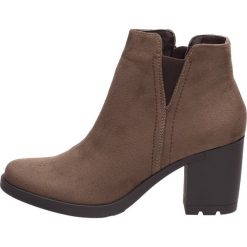 Botki damskie M.DASZYŃSKI 1916-3 KHAKI. Brązowe botki damskie M.Daszyński, klasyczne, na wysokim obcasie, na obcasie, bez zapięcia. W wyprzedaży za 139,00 zł.