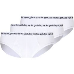 Bokserki męskie: Les Girls Les Boys 3 PACK Figi white