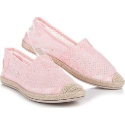 Espadryle damskie: Wsuwane espadryle CHARITY odcienie różu