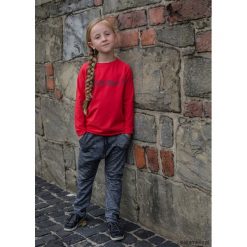 Bluzka Adi Red A...dlaczego. Czerwone t-shirty chłopięce z długim rękawem marki Pakamera, z nadrukiem. Za 60,00 zł.