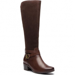 Kozaki CAPRICE - 9-25608-21 DK Brown Comb 329. Brązowe bez kategorii marki Caprice, z materiału. Za 519,90 zł.