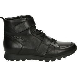 Botki męskie - 3296 BLACK. Czarne botki męskie Venezia, ze skóry. Za 349,00 zł.