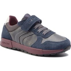 Sneakersy GEOX - J Alfier B. C J846NC 05422 C0739 S Dk Grey/Navy. Szare trampki chłopięce Geox, bez wzorów, z zamszu, na rzepy. W wyprzedaży za 229,00 zł.