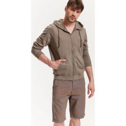 Bejsbolówki męskie: BLUZA ROZPINANA MĘSKA LUŹNA