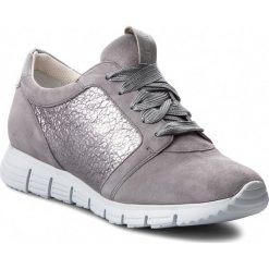 Sneakersy GINO ROSSI - Yori DPH722-AC6-0288-0250-T 9A/09. Szare półbuty damskie Gino Rossi, na co dzień, bez wzorów, ze skóry, bez obcasa, na płaskiej podeszwie, bez zapięcia. W wyprzedaży za 199,00 zł.