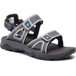 Sandały THE NORTH FACE - Hedgehog Sandal II T0CC3DCIZ Blackened Pearl/Shady Blue. Szare sandały męskie The North Face, z tworzywa sztucznego, bez zapięcia. W wyprzedaży za 219,00 zł.