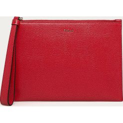 Furla - Kopertówka skórzana Babylon. Czerwone kopertówki damskie Furla, w paski, z poliesteru, małe, bez dodatków. Za 419,90 zł.