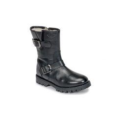 Kozaki Dziecko PLDM by Palladium KESA. Czarne kozaki dziewczęce PLDM by Palladium, bez wzorów, bez obcasa. Za 359,20 zł.