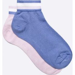 Tommy Hilfiger - Skarpetki (2-pack). Szare skarpetki damskie TOMMY HILFIGER, z bawełny. W wyprzedaży za 29,90 zł.