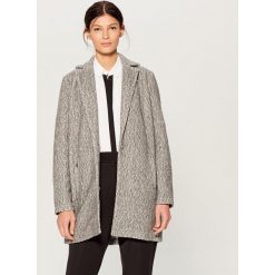 Klasyczny płaszcz - Szary. Szare płaszcze damskie marki Mohito, s, bez wzorów, klasyczne. Za 149,99 zł.