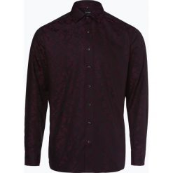 OLYMP Luxor modern Fit - Koszula męska niewymagająca prasowania, czerwony. Czerwone koszule męskie non-iron marki OLYMP Luxor modern Fit, m, z żakardem. Za 299,95 zł.