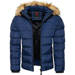 Kurtka męska z membraną niebieska Recea. Niebieskie kurtki męskie Recea, na zimę, xl, bez wzorów, z poliesteru, bez kaptura. Za 249,99 zł.
