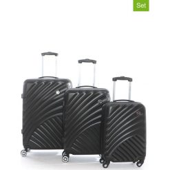 Walizki: Walizki (3 szt.) „Santoni” w kolorze czarnym