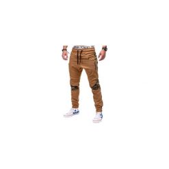 Joggery męskie: SPODNIE MĘSKIE JOGGERY P387 – RUDE