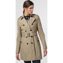 Marie Lund - Płaszcz damski, beżowy. Brązowe płaszcze damskie Marie Lund, bez wzorów, eleganckie. Za 699,95 zł.