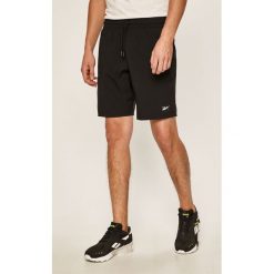 Reebok - Szorty. Czarne spodenki sportowe męskie Reebok, xl, z poliesteru, sportowe. Za 119,90 zł.