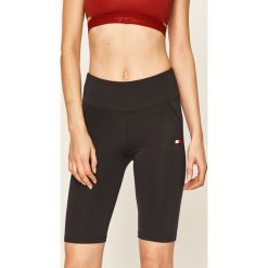 Tommy Sport - Szorty. Niebieskie spodenki sportowe damskie Tommy Sport, s, z aplikacjami, z elastanu, sportowe, z podwyższonym stanem. Za 179,90 zł.