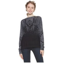 Desigual Damski Sweter Jers Edimburgo Negro 18wwjfau 2000 (Rozmiar Xl). Czarne swetry klasyczne damskie marki Desigual, xl. W wyprzedaży za 293,00 zł.