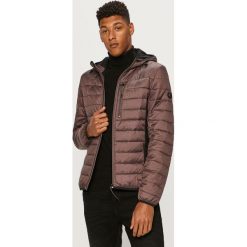 Tom Tailor Denim - Kurtka. Czarne płaszcze męskie TOM TAILOR DENIM, s, bez wzorów, z poliesteru, krótkie, z kapturem. Za 389,90 zł.