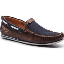 Mokasyny BUGATTI - 321-70463-1869-6041 Brown/Dark Blue. Pomarańczowe mokasyny męskie Bugatti, ze skóry. W wyprzedaży za 249,00 zł.