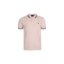 Koszulki polo z krótkim rękawem Fred Perry Twin Tipped Polo Faded Pink. Różowe koszulki męskie Fred Perry, s, bez wzorów, z krótkim rękawem. Za 257,95 zł.