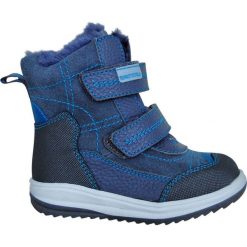 Protetika buty zimowe chłopięce Luky 20 niebieskie. Niebieskie buty chłopięce zimowe Protetika, ze skóry, bez zapięcia. Za 199,00 zł.