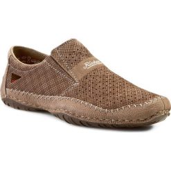 Półbuty RIEKER - 06387-64 Beige. Pomarańczowe półbuty męskie Rieker, na co dzień, bez wzorów, ze skóry ekologicznej, bez zapięcia. W wyprzedaży za 229,00 zł.