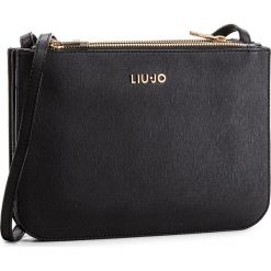 Torebka LIU JO - Xs Crossbody Isola A68086 E0087 Nero 22222. Czarne listonoszki damskie marki Liu Jo, na imprezę, bez wzorów, ze skóry ekologicznej, bez dodatków. W wyprzedaży za 269,00 zł.