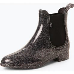 Buffalo - Damskie botki, czarny. Czarne botki damskie marki Buffalo, bez obcasa, bez zapięcia. Za 259,95 zł.