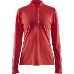 Craft Koszulka damska Mind Ls Reflective Zip Tee Czerwona r. XL (1905499-452000). Czerwone bluzki damskie Craft, xl. Za 154,94 zł.